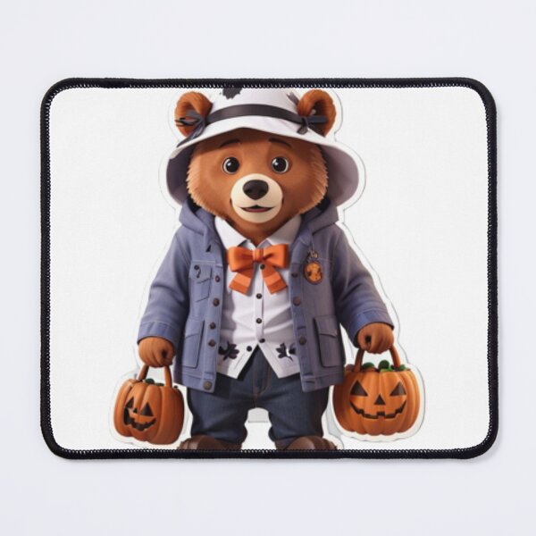 Item preview, "Animal World in Stickers: Halloween Bear" designed and sold by StickerLandSJ.