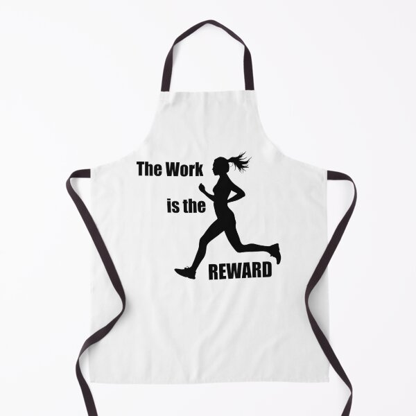 Item preview, The Work Is The Reward Woman Runner designed and sold by Esskay Designs.