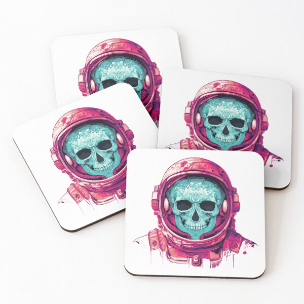 Item preview, Astronaut Skull in Space Helmet designed and sold by RemonMichel.