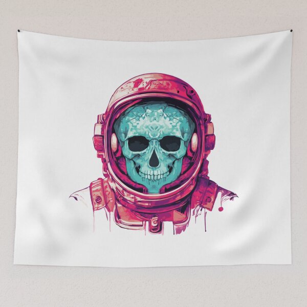 Item preview, Astronaut Skull in Space Helmet designed and sold by RemonMichel.