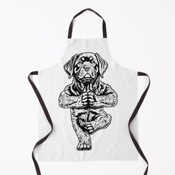 Item preview, Rottweiler Yoga Puppy Dog Funny Dogs Tree Pose Vrikshasana designed and sold by GrandeDuc.
