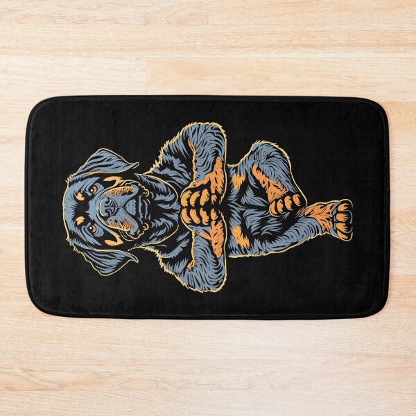 Item preview, Rottweiler Yoga Puppy Dog Funny Dogs Tree Pose Vrikshasana designed and sold by GrandeDuc.