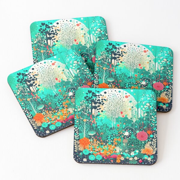 Item preview, A beautiful abstract print in forestpunk style designed and sold by spoo-art.