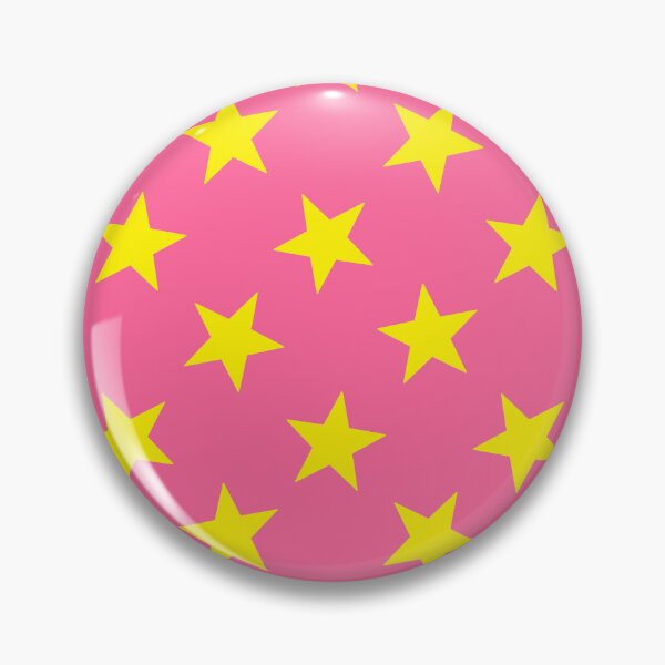Item preview, Yellow stars on pink pattern designed and sold by tetibright.