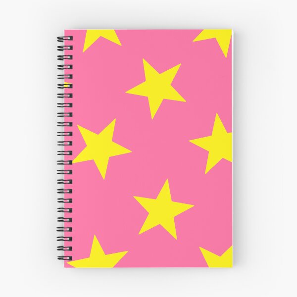 Item preview, Yellow stars on pink pattern designed and sold by tetibright.
