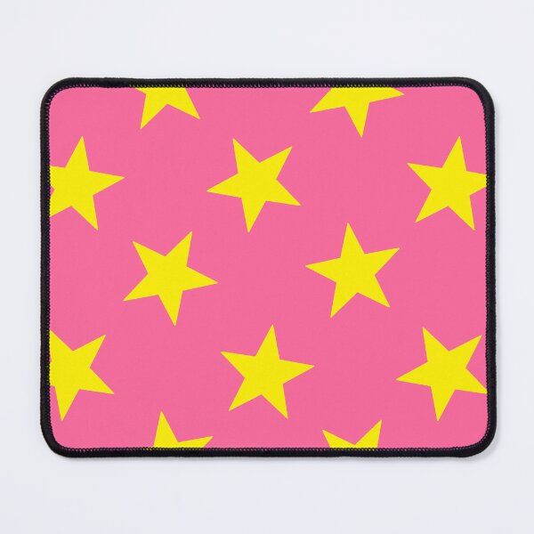 Item preview, Yellow stars on pink pattern designed and sold by tetibright.