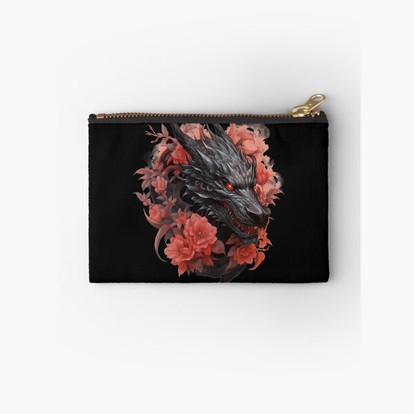 Aperçu de l'œuvre Dragon du monde fantastique Dragon fantastique Dragon en fleurs créée et vendue par AnnaMDesign.