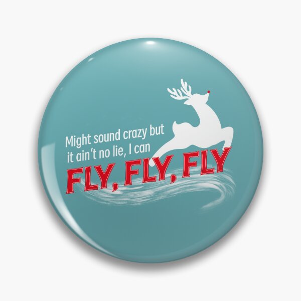 Item preview, Ain’t No Lie, Reindeer Fly, Fly, Fly! designed and sold by beestonestudio.
