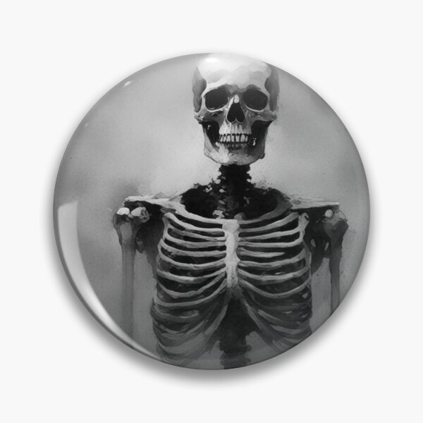 Item preview, Black and White Skeleton designed and sold by cr6zym1nd.