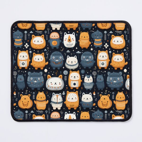 Item preview, Animals in spaces seamless patterns designed and sold by Paint U by Krisanee.