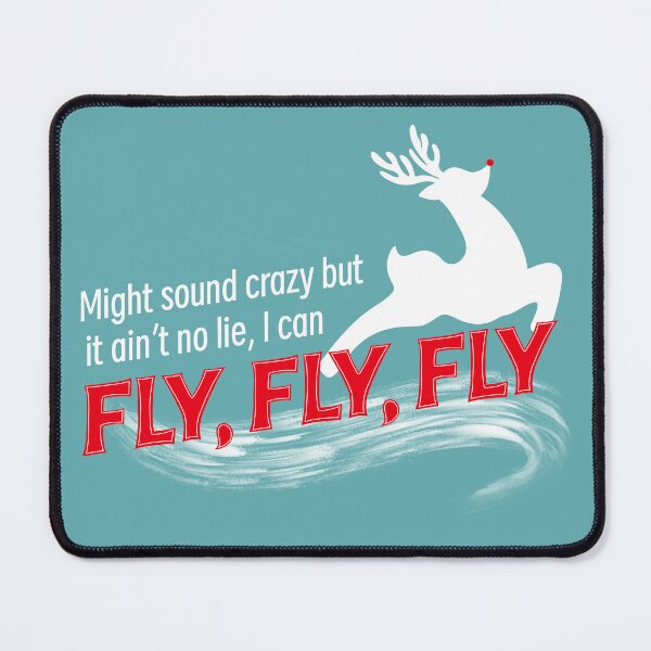 Item preview, Ain’t No Lie, Reindeer Fly, Fly, Fly! designed and sold by beestonestudio.