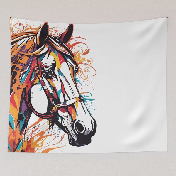 Item preview, Painting of the horse portrait designed and sold by twisted-dot.
