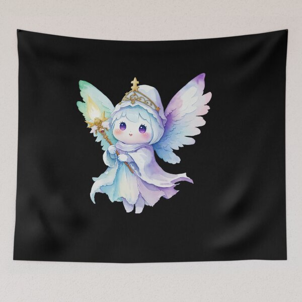 Item preview, Little Fairy with Wand and Stars designed and sold by pixclipart.