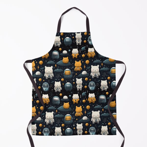 Item preview, Doodle animals in spaces seamless patterns designed and sold by Paint U by Krisanee.