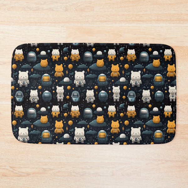 Item preview, Doodle animals in spaces seamless patterns designed and sold by Paint U by Krisanee.