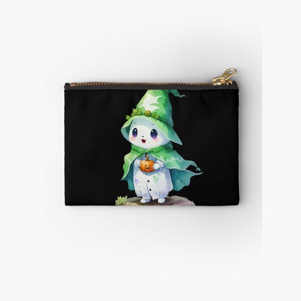 Item preview, Green-Hatted Cartoon with Pumpkin designed and sold by pixclipart.