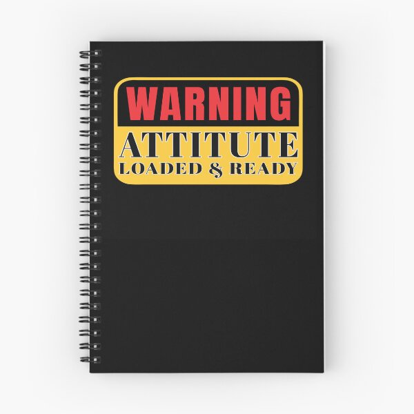 Item preview, Fun warning cautious message attitude loaded and ready designed and sold by Harlake.