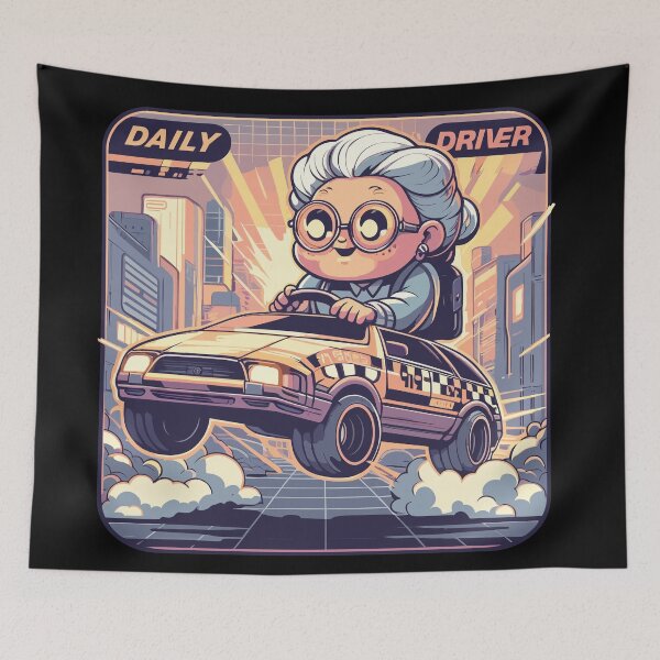 Item preview, Funny Daily driver grandma designed and sold by TomFrontierArt.