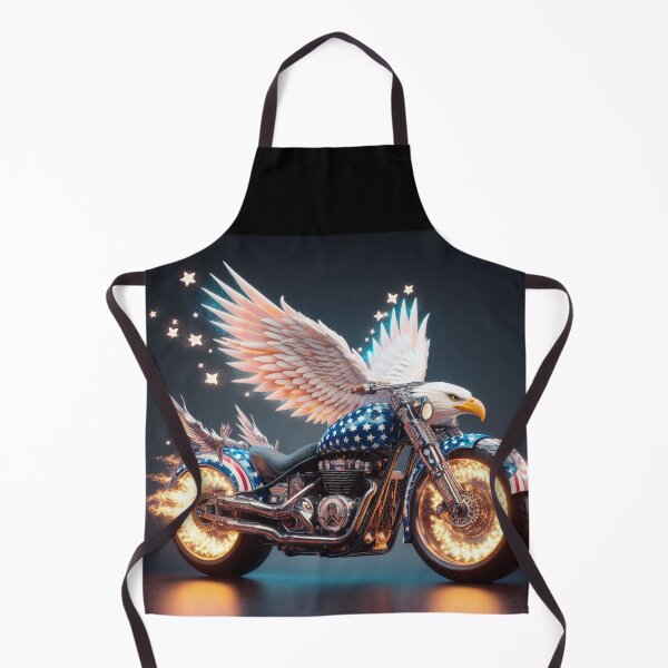 Item preview, Motorcyle Prototype Madness Art, All American USA Eagle designed and sold by WooshiArt.