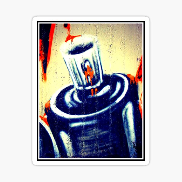 "Graffiti Spray Can Tip Cap" Sticker for Sale by obviouslogic Redbubble