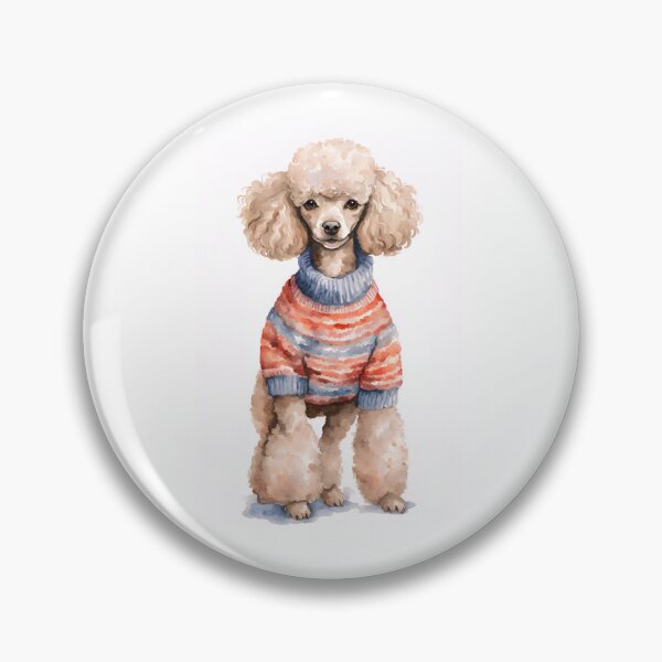 Item preview, Poodle dog in sweater designed and sold by Thedigital91.