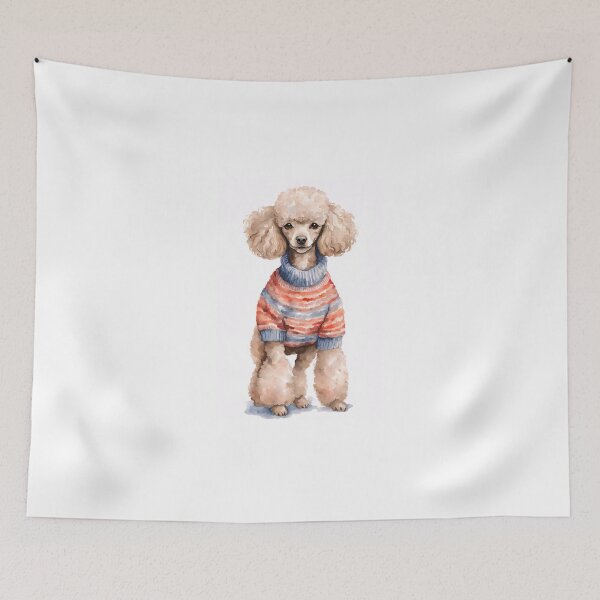 Item preview, Poodle dog in sweater designed and sold by Thedigital91.
