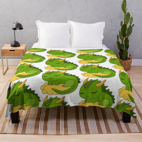 Item preview, A cartoon of a green dragon dinosaur sticker emoticon designed and sold by Innamalinka.