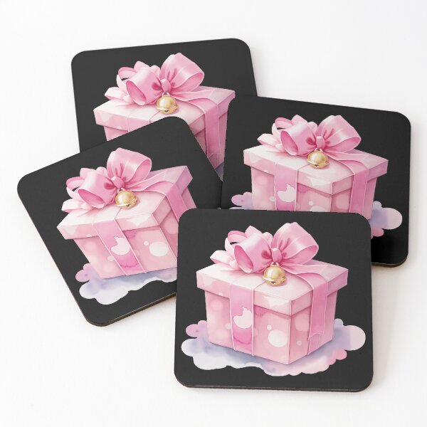 Item preview, Pink Gift Box with Bell designed and sold by pixclipart.
