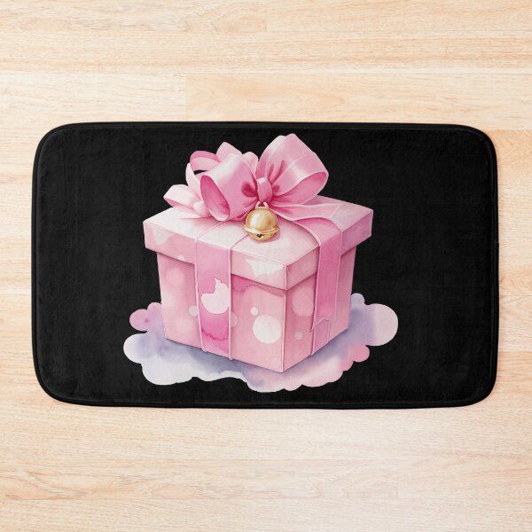 Item preview, Pink Gift Box with Bell designed and sold by pixclipart.