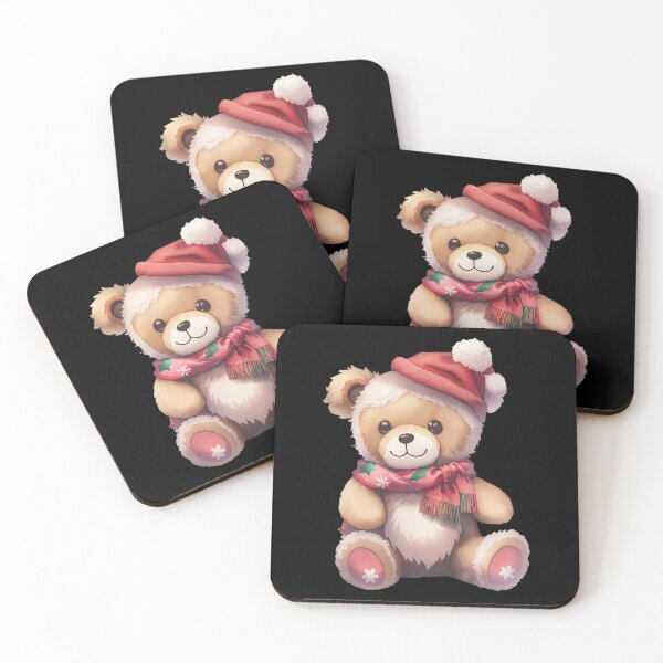Artikelvorschau, Teddybär mit Schal und Bommel entworfen und verkauft von pixclipart.