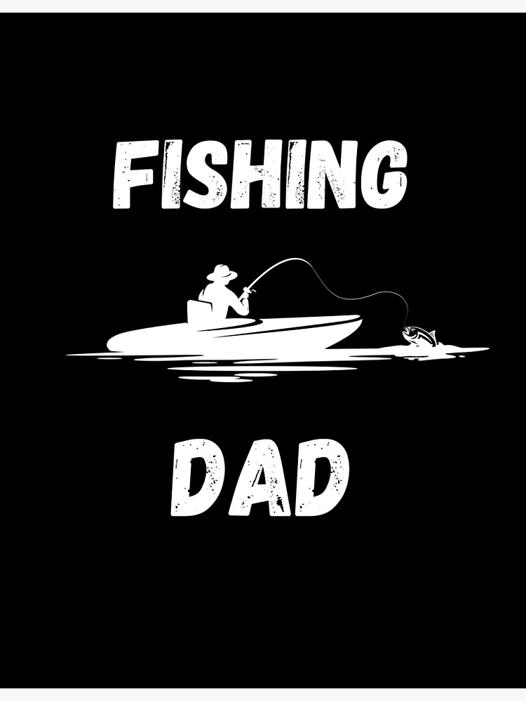 Fishing Dad Daughter | Art Print