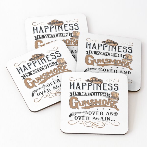 Item preview, Happiness Is Watching Gunsmoke designed and sold by Hira Mujahid.