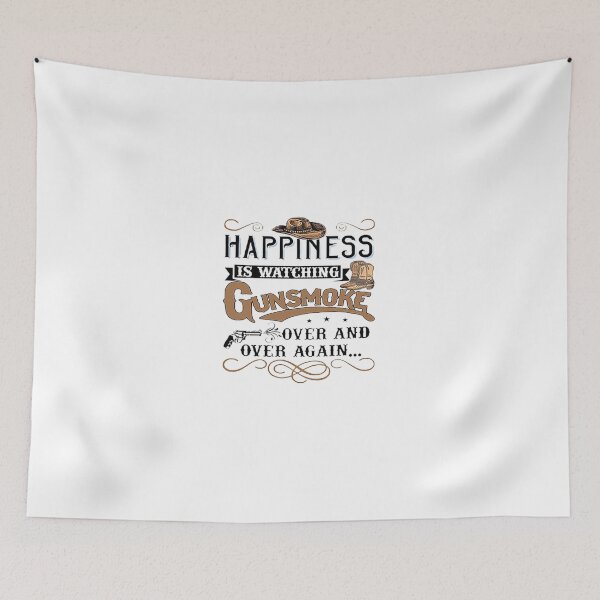 Item preview, Happiness Is Watching Gunsmoke designed and sold by Hira Mujahid.
