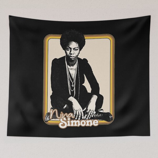 Item preview, Nina Simone  Original Retro Fan Art Design  (1) designed and sold by saracenooswi.