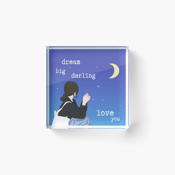 Item preview, Dream big darling, love you | Dreamer girl  designed and sold by LazzyPoppy.