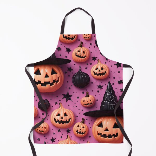 Item preview, Halloween Patterns Seamless, 3D Ghost Spooky, Pink, Black - 04 designed and sold by ANNetz-PK.