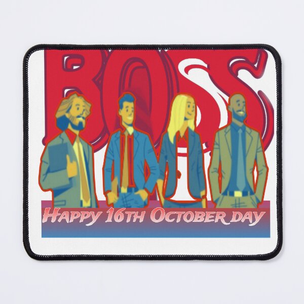 Item preview, Happy Boss day american, red october day, 16th october,  designed and sold by Tzemo101.