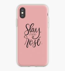 Slay Then Rose iPhone Case