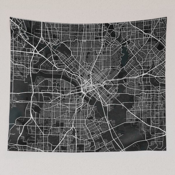 Item preview, Dallas City Map of the United States - Dark designed and sold by deMAP.