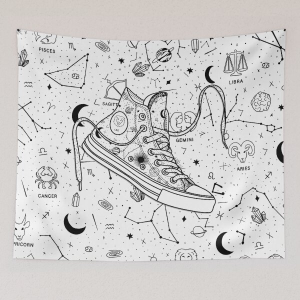Item preview, Leo High tops - Black & white designed and sold by MickeyEdwards.