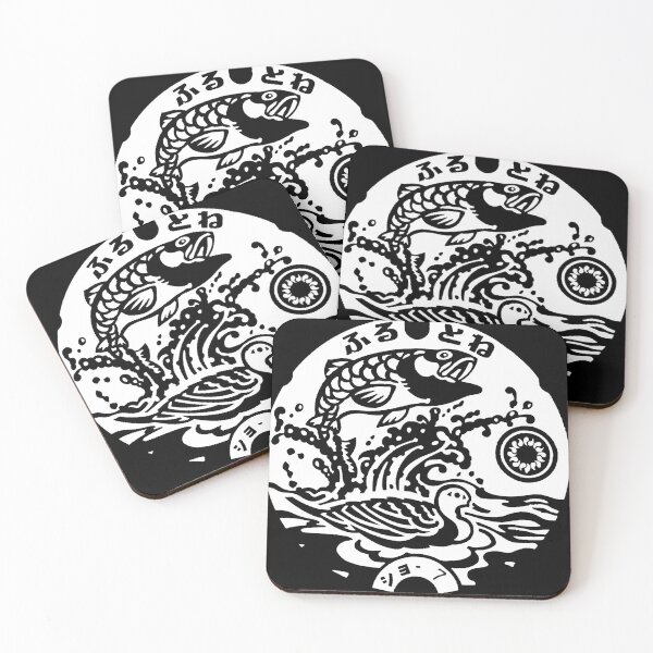 Item preview, Fish and Duck on Manholein Japan - White designed and sold by mattraski.