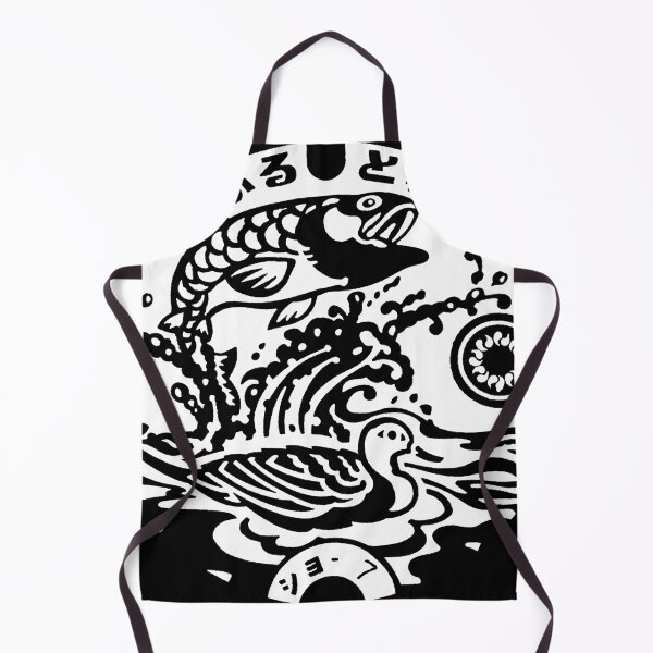 Item preview, Fish and Duck on Manholein Japan - White designed and sold by mattraski.