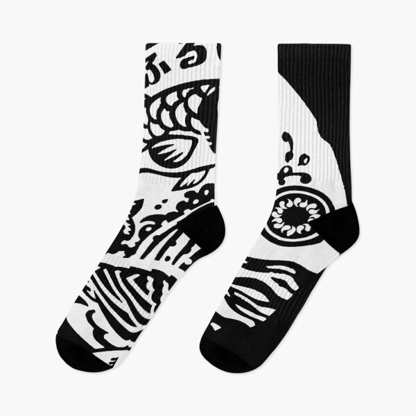 Item preview, Fish and Duck on Manholein Japan - White designed and sold by mattraski.