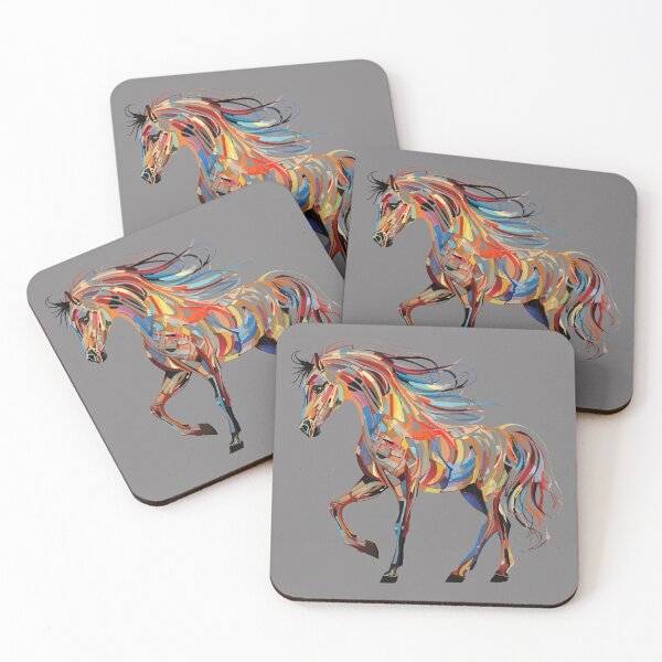 Item preview, Art horse abstract colorful designed and sold by Andrea-Design.