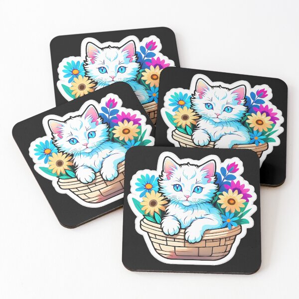 Item preview, Sticker of a cute cat designed and sold by Zatch-Bell.