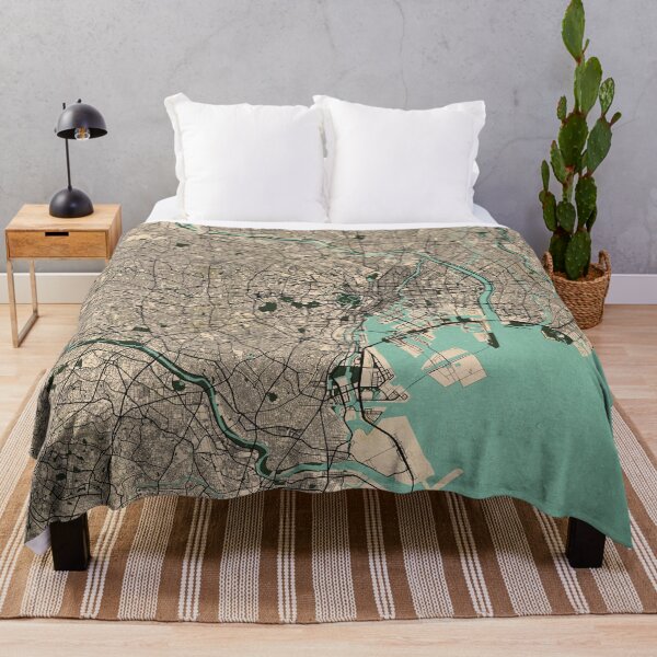 Item preview, Tokyo City Map of Japan - Vintage designed and sold by deMAP.