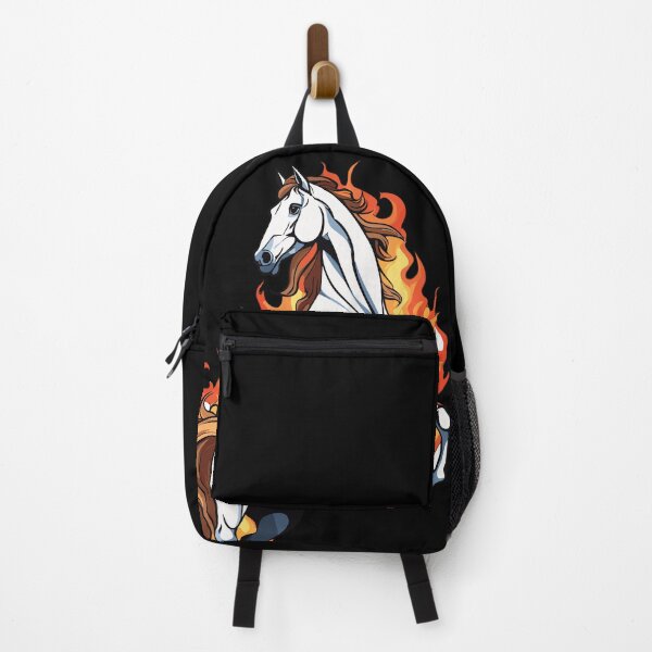 Item preview, Cartoonish horse playing with fire, designed and sold by twisted-dot.