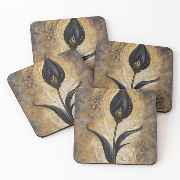 Item preview, Black Tulip designed and sold by Vibranta Studio.
