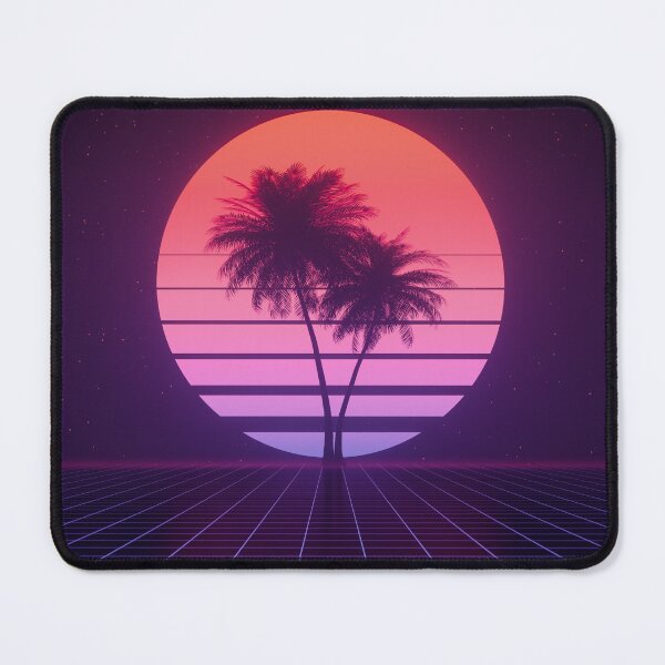 Item preview, Vaporwave Sunset Grid designed and sold by dreamexe.