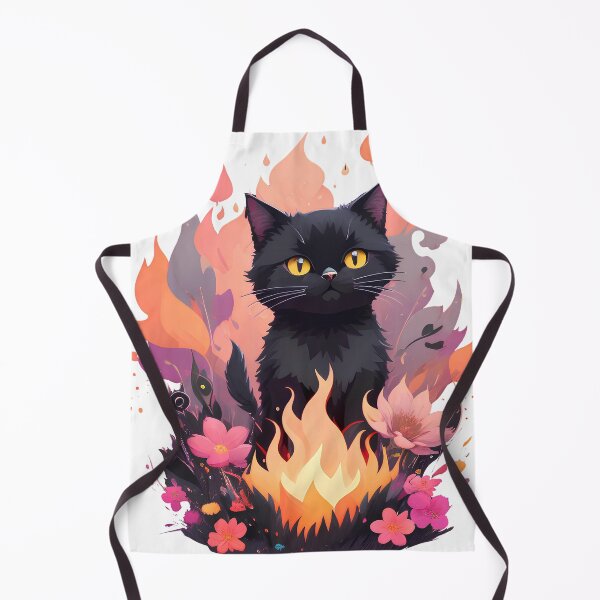 Item preview, Black Cat Bloom - Pastel style designed and sold by ZooVerse.